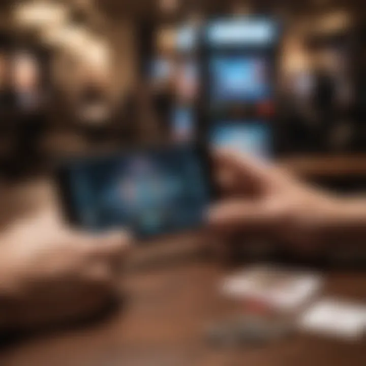 A player enjoying a seamless gaming experience on a digital device