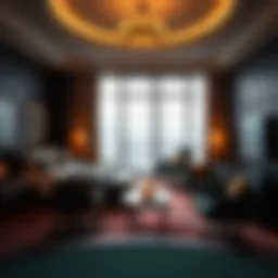 Luxurious casino hotel suite in Toronto