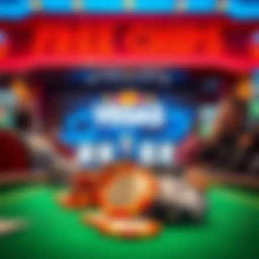 Exciting gaming atmosphere with free chips
