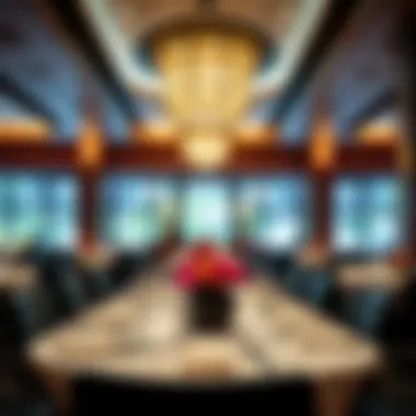 Luxurious dining area offering an elegant atmosphere
