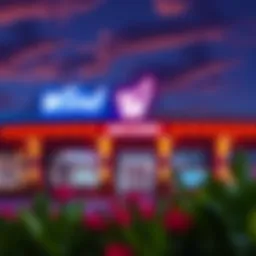 Exterior view of Wind Casino showcasing its modern architecture