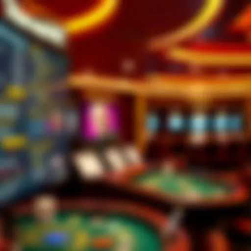 Overview of Harrah's AC Online Casino interface