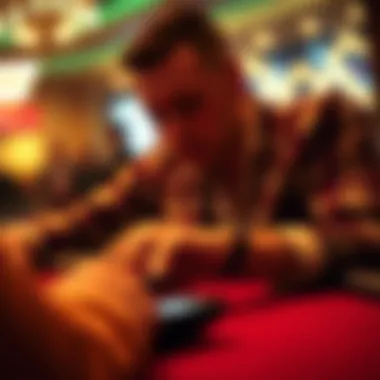 Using Odds Calculator in Play Player utilizing an odds calculator during a game