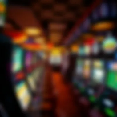 Interior gaming area filled with diverse slot machines