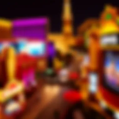 An iconic view of the Las Vegas Strip showcasing its dazzling casinos