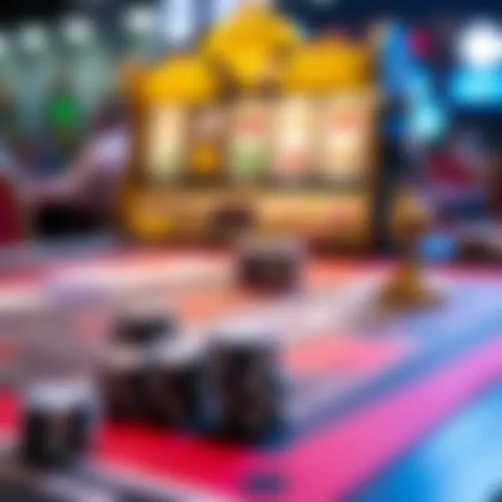 Decision-Making and Chance A strategy board with decision-making elements and chance factors