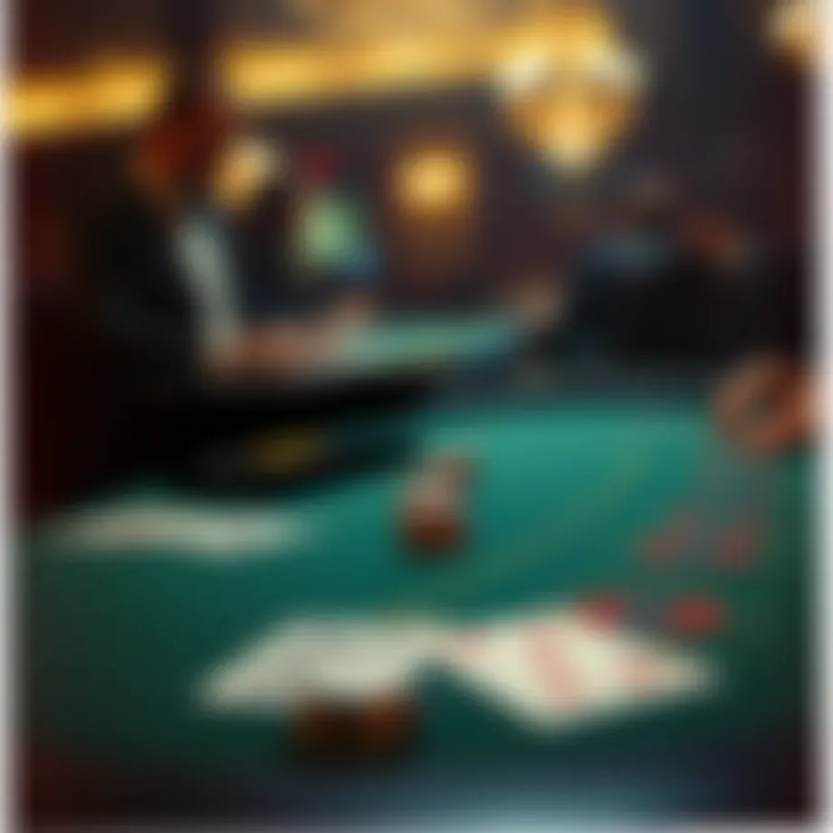 Illustrative representation of advanced blackjack strategies