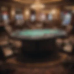 Strategic blackjack table layout