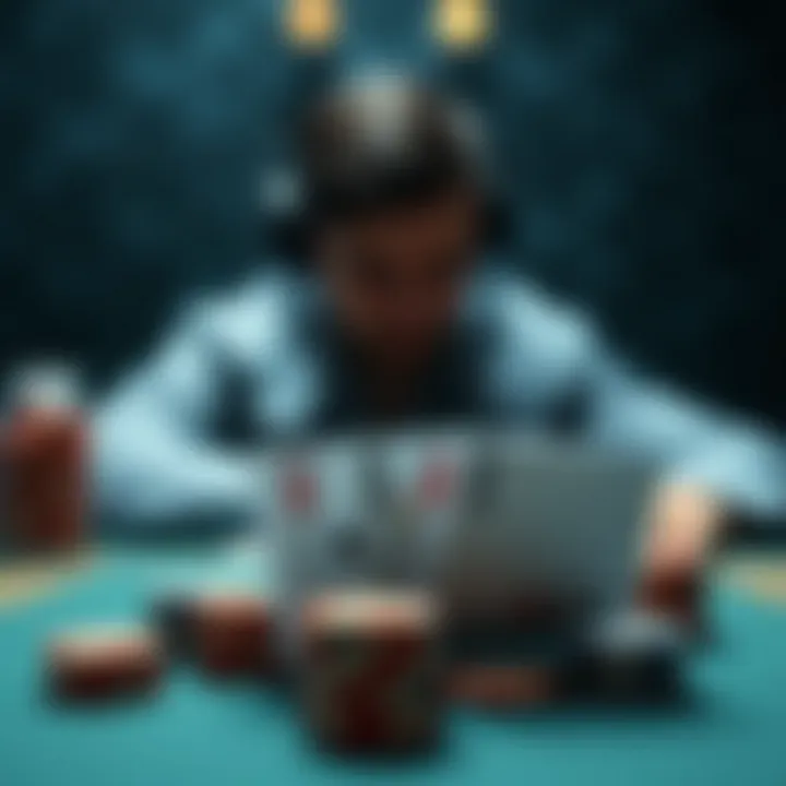 Psychological elements in poker strategies