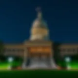 Wisconsin State Capitol Building with a sports theme