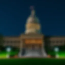 Wisconsin State Capitol Building with a sports theme