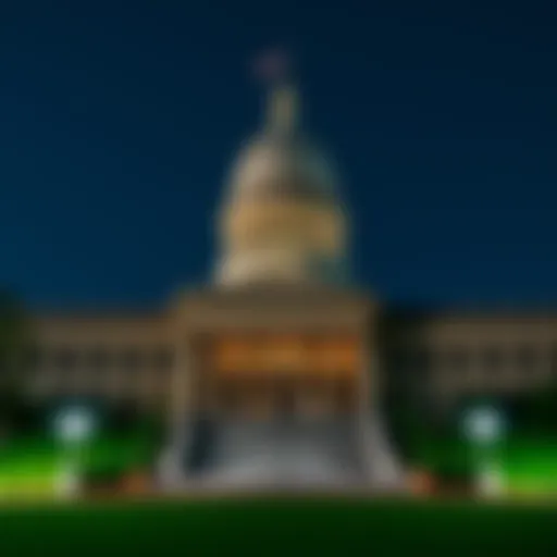 The Heart of Legislation: Wisconsin State Capitol and Sports Betting Wisconsin State Capitol Building with a sports theme