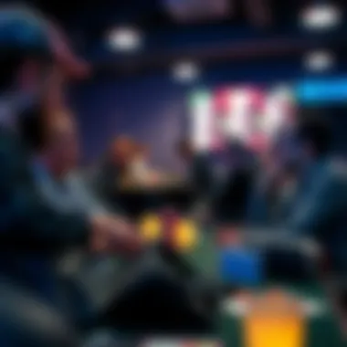 Community gathering analyzing sports betting trends