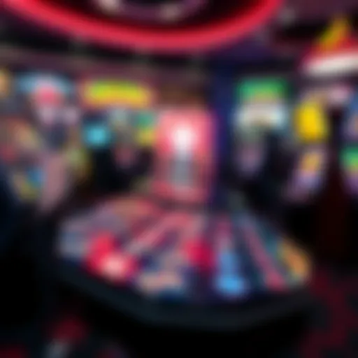 A vibrant display of online casino game icons