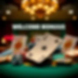 Illustration of various online betting welcome bonuses