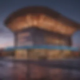 Exterior view of a Northern Arizona casino showcasing modern architecture
