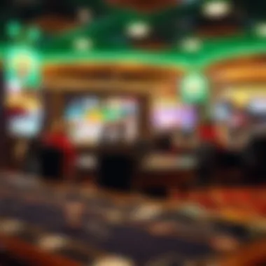 Visual representation of online gambling platforms