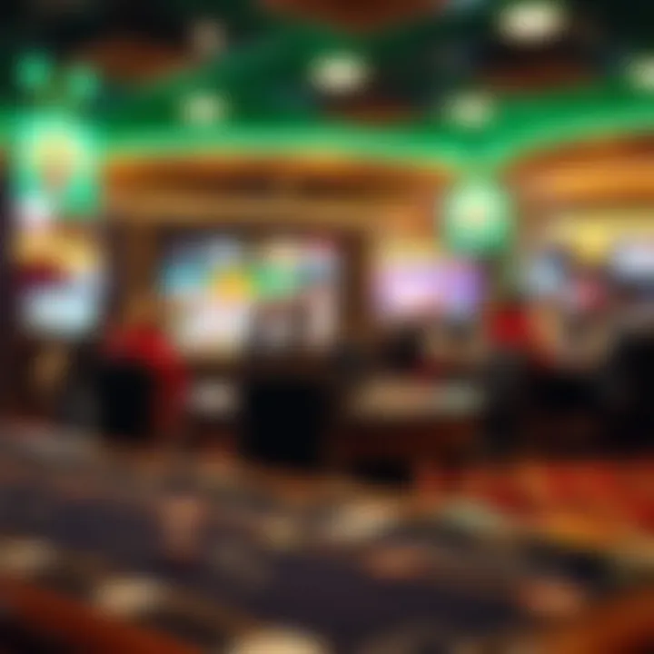 Visual representation of online gambling platforms
