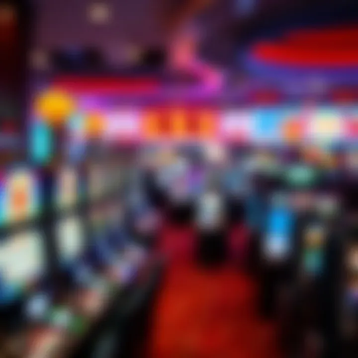 Casino floor bustling with activity