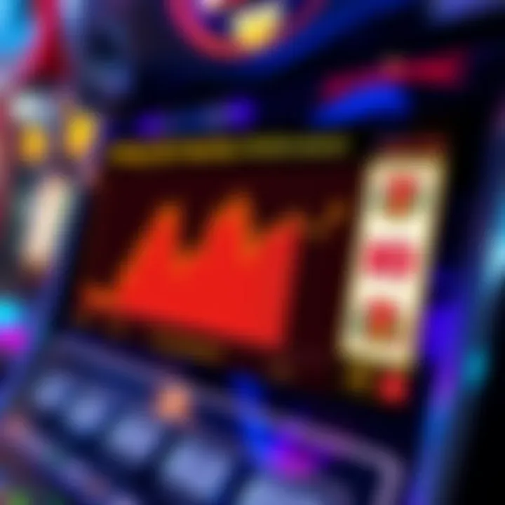 Statistical chart depicting slot machine trends