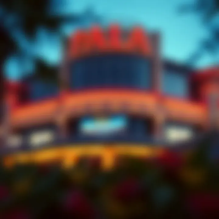 Exterior view of Pala Casino showcasing its modern architecture