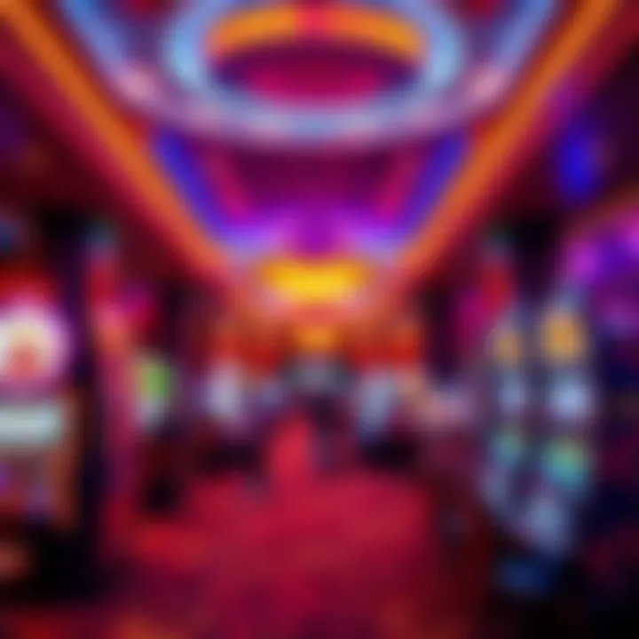 Interior gaming floor bustling with excitement