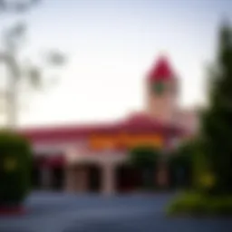 Exterior view of Redding Rancheria Casino highlighting its architectural design