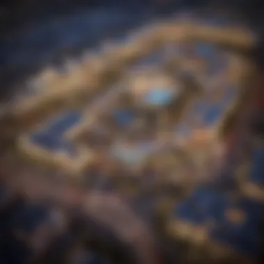 Aerial View of Resort World Las Vegas Aerial view of Resort World Las Vegas showcasing its grandeur