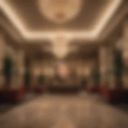 Luxurious lobby of Sands Reno showcasing elegance and comfort