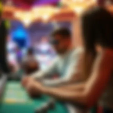 Engaging with Casino Promotions Player engaging with promotional gaming offers