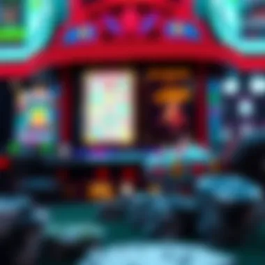 An illustration depicting the economic impact of mobile gaming represented through gaming trends.