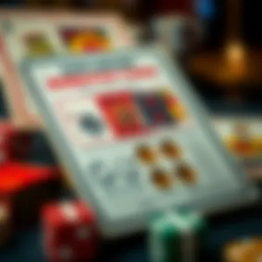 The Evolution of Scratch Card Designs A vintage scratch card displaying historical designs