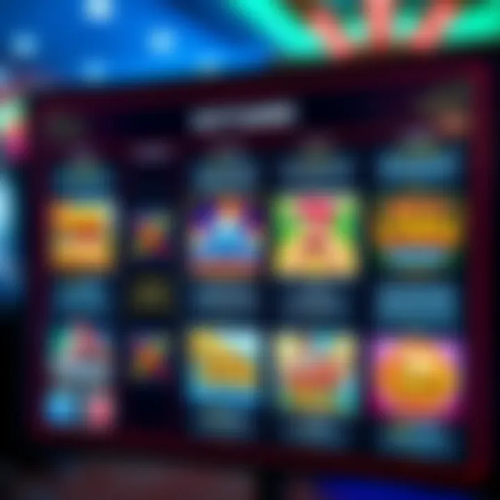 Comparison chart showcasing various slot games available with the Caesars Slot Finder