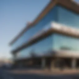 Exterior view of the new casino showcasing modern architecture
