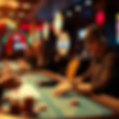 Technological Advancements in Gambling An illustration depicting the technological advancements in gambling technology