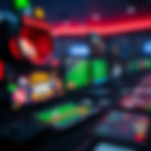 Overview of online sports betting platforms showcasing various games