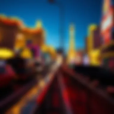 Iconic Las Vegas Strip illuminated at night