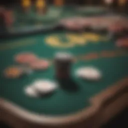 Visual representation of chip denominations used in Texas Hold'em