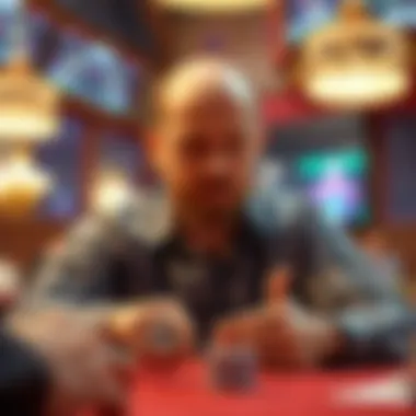 Psychology Behind Gambling An illustration depicting the psychological aspects of gambling decisions