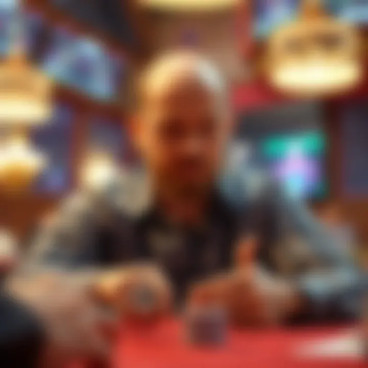 Psychology Behind Gambling An illustration depicting the psychological aspects of gambling decisions